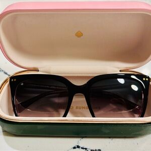 Kate Spade Black and Pink Sunglasses